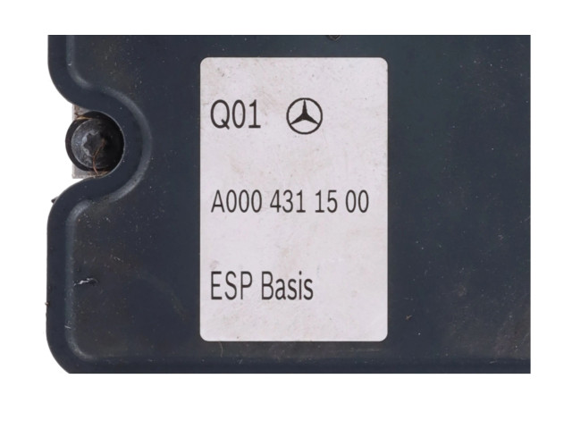 Jednotka ABS A0004311500   Mercedes-Benz CLA C117 X117 W117 2016