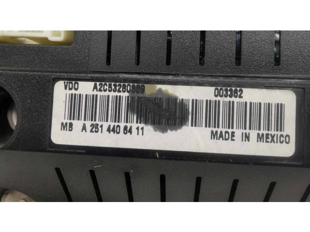 Přístrojová deska  Mercedes-Benz R W251 2009 A2514406411, 003362  