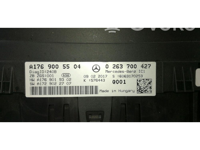 Přístrojová deska  Mercedes-Benz A W176 2014 A1769005504  