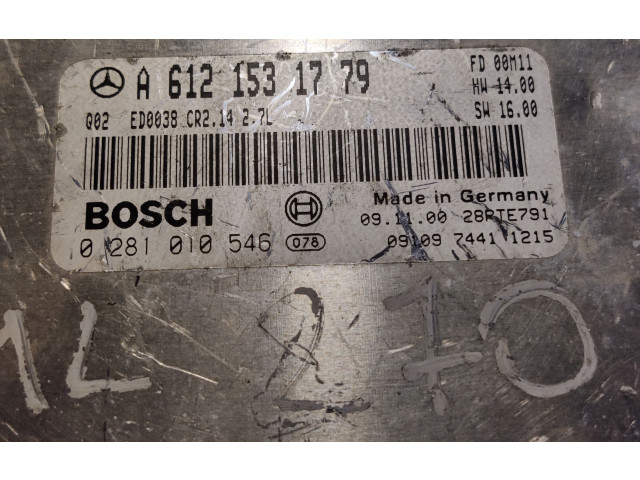 Řídící jednotka A6121531779   Mercedes-Benz ML W163 2004