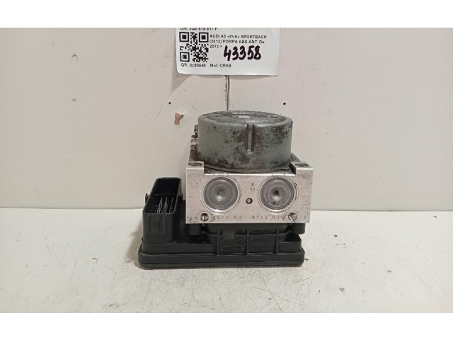 Блок управления АБС 3Q0614517F, 3Q0614517F   Audi A3 S3 8V