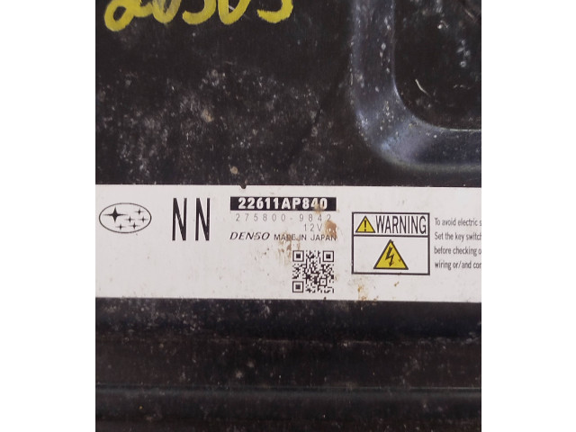 Řídící jednotka 22611ap840, 2758009842   Subaru Legacy 2009