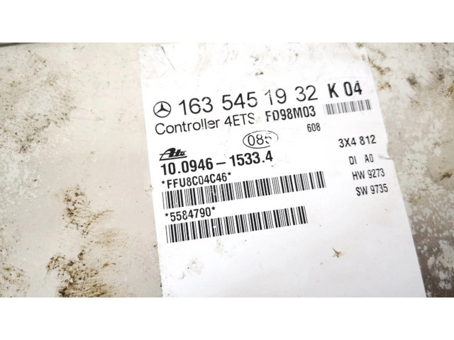 Блок управления АБС 1635451932, 10.0946-1533.4   Mercedes-Benz ML W163