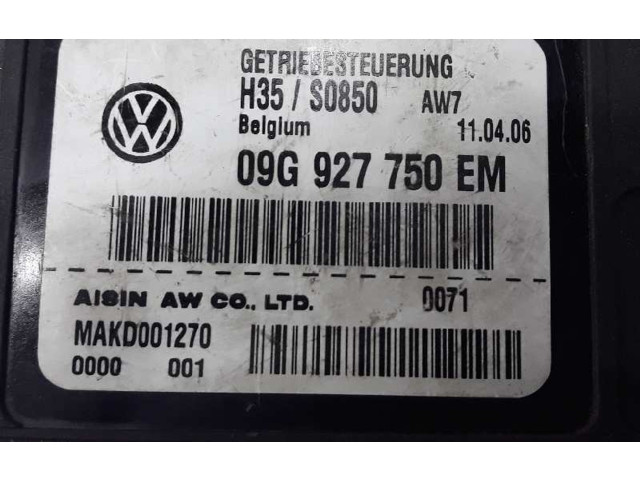 Блок управления коробкой передач 09G927750EM   Volkswagen Golf Plus