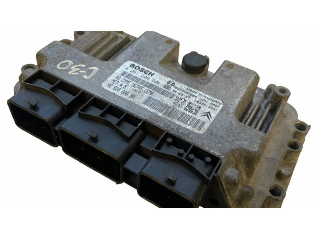 Блок управления двигателя 0261208906, 9662060680   Citroen C2