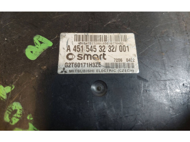 Блок управления коробкой передач A4515453232, G2T60171H3ZE   Smart ForTwo II