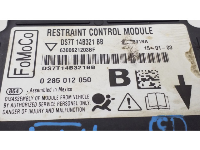 Блок подушек безопасности DS7T14B321BB, 0285012050   Ford Fusion II