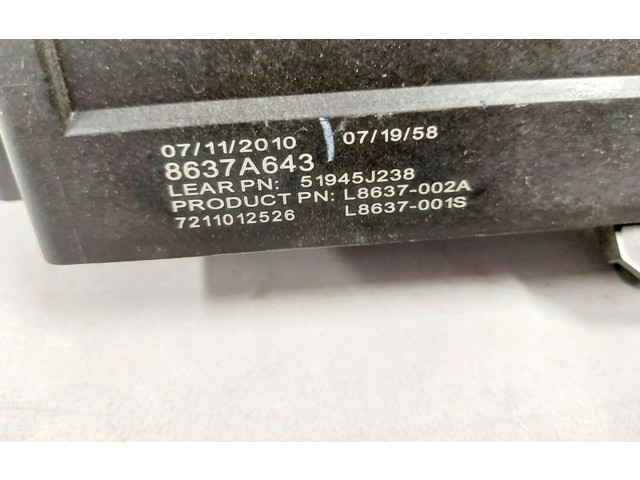   Pojistková skříňka 8637A643   Mitsubishi ASX 