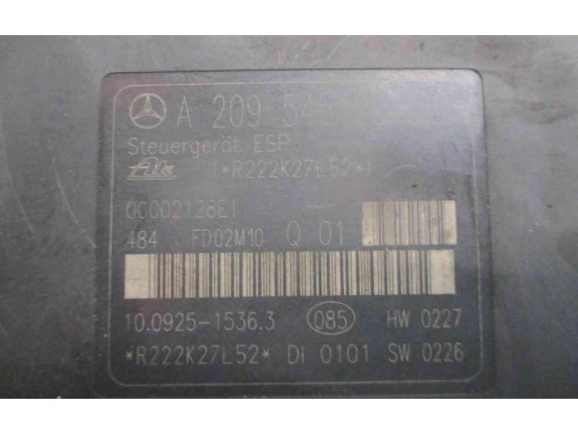 Блок АБС A2034310812, A2034310812   Mercedes-Benz  C W203  2000 - 2007 года