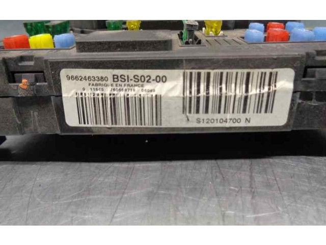 Pojistková skříňka Řídící jednotka BSM 9662463380, S120104700N   Peugeot 407 2006