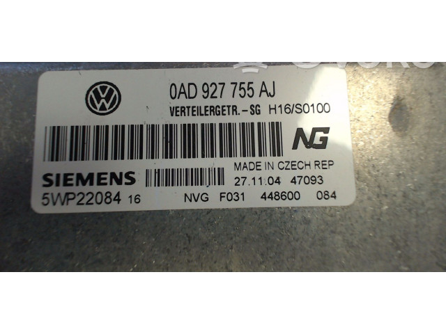 Блок управления коробкой передач 0AD927755AJ   Volkswagen Touareg I