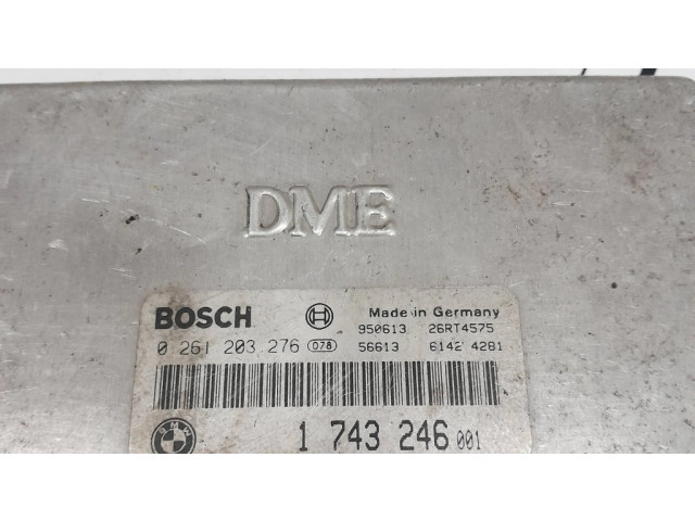 Řídící jednotka 1743246, 0261203276   BMW 3 E36 1995