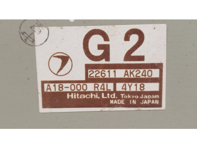 Řídící jednotka 22611AK240, A18000R4L   Subaru Outback 2004
