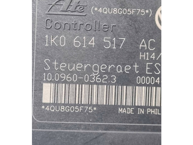 Jednotka ABS 1K0614517AC, 10020602224   Audi A3 S3 8P 2006