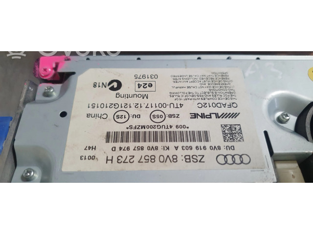 Дисплей    8V0857273H, 8V0919603A   Audi A3 S3 8V