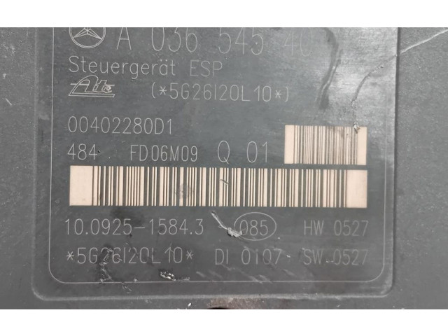 Блок управления АБС A0054310312, 271946   Mercedes-Benz C W203