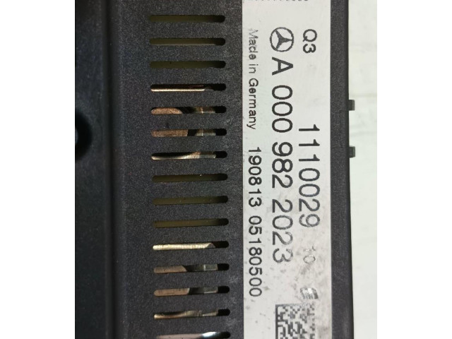 Řídící jednotka A0009822023   Mercedes-Benz A W176 2013