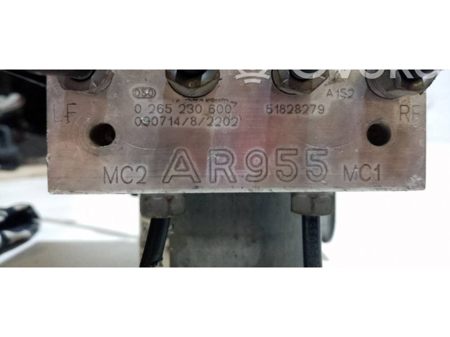 Řídící jednotka 518282279, 0265210600   Alfa Romeo Mito 2009