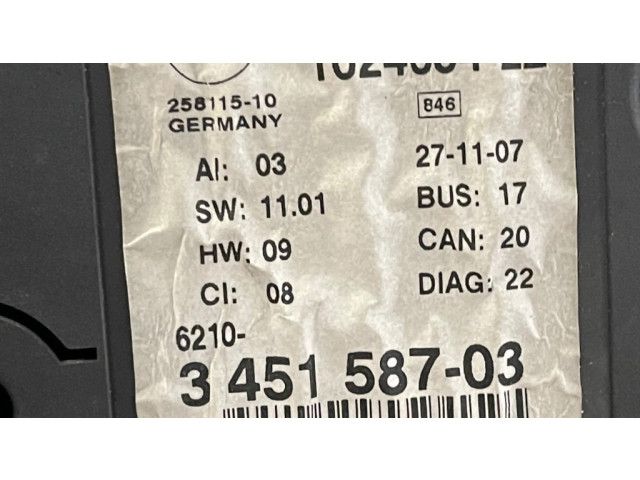 Панель приборов 3451587, 25811510   BMW X3 E83       