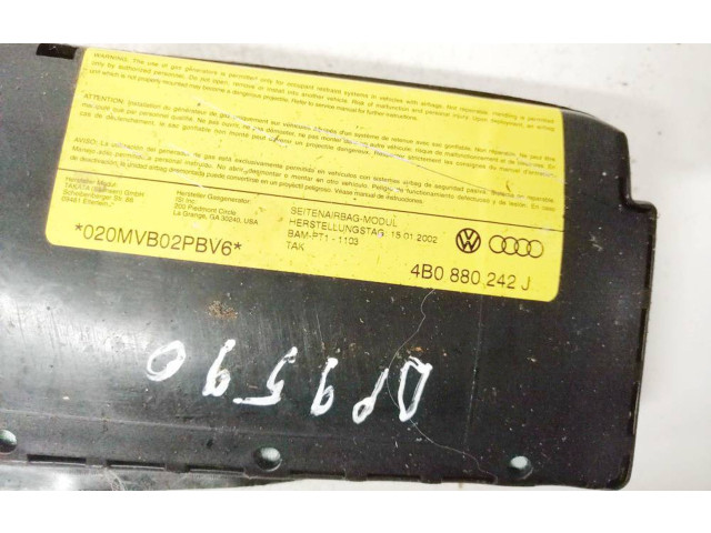 Подушка безопасности в сиденье 4b0880242j, bam-pt1-1103   Audi A6 S6 C5 4B