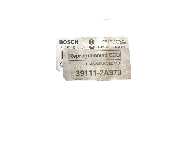 Řídící jednotka 391112A973, 0281018641   KIA Ceed 2009