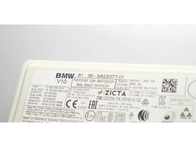Řídící jednotka 5A46251, 5A53377   BMW 3 G20 G21 2021