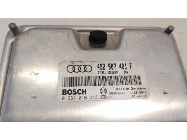 Блок управления двигателя 4B2907401F, 0281010443   Audi A6 S6 C4 4A