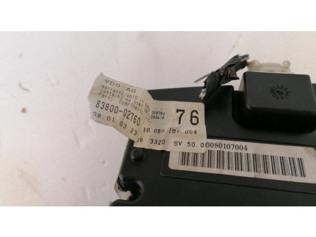Přístrojová deska  Toyota Corolla E120 E130 2003 8380002760  