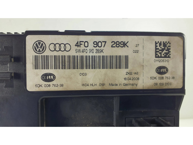 Блок комфорта 4F0907289K, 5DK00876238   Audi A6 S6 C6 4F   