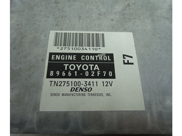 Блок управления двигателем Блок управления 89661-02F70, 89661-02F70   Pontiac Vibe