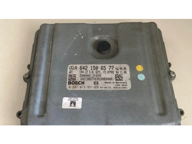 Блок управления двигателя A6421506577, 0281013951   Mercedes-Benz R W251