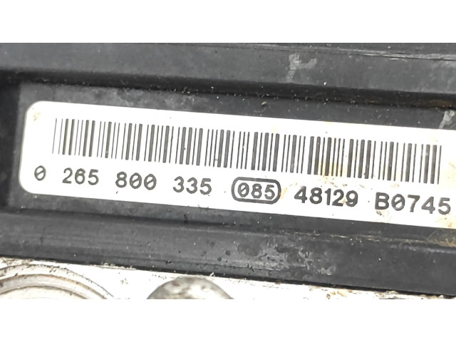 Блок АБС 0265800335, 0265231333   Renault  Clio II  2001-2005 года
