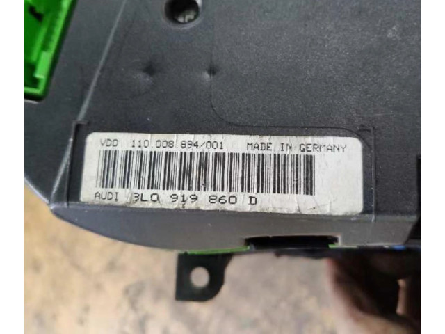 Přístrojová deska  Audi A3 S3 A3 Sportback 8P  8L0919860D  