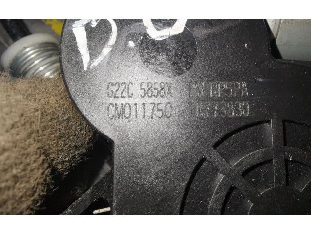 Передний комплект электрического механизма для подъема окна    G22C5858X, GJ6A5958X   Mazda 5