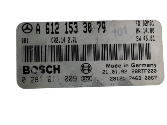 Řídící jednotka A6121533079, 28RTF000   Mercedes-Benz E W210 2000