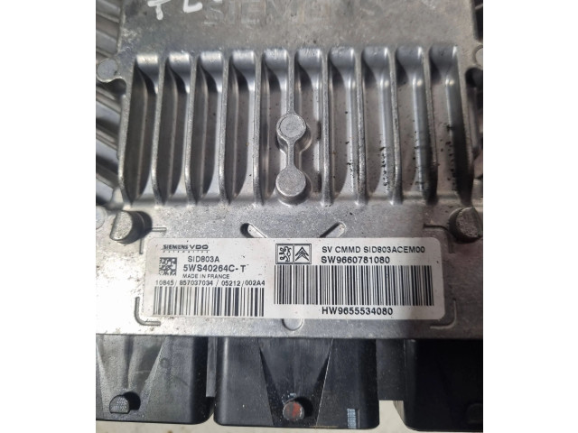 Řídící jednotka 9660781080, 5WS40264CT   Peugeot 407 2006