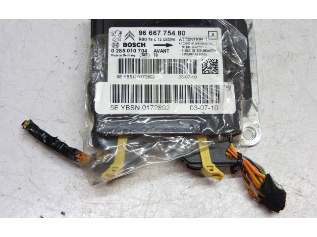 Блок подушек безопасности 9666775480, 0285010704   Peugeot 5008