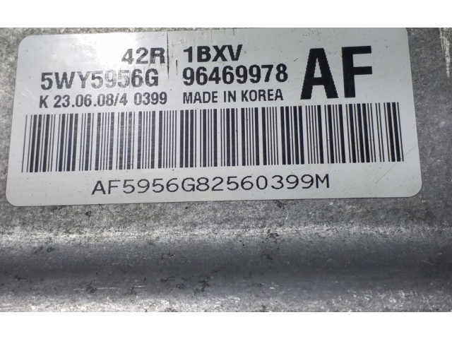 Блок управления двигателем Блок управления 5WY5956G, 96469978AF   Chevrolet Aveo