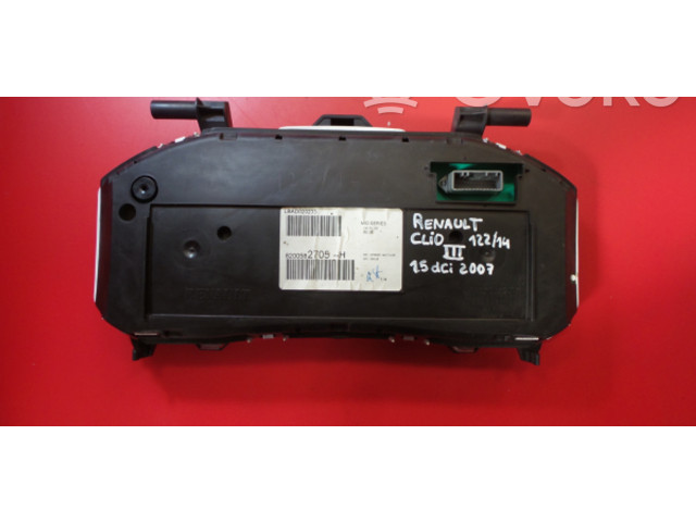 Спидометр (приборный щиток) 8200582705, 1175376   Renault Clio III    
