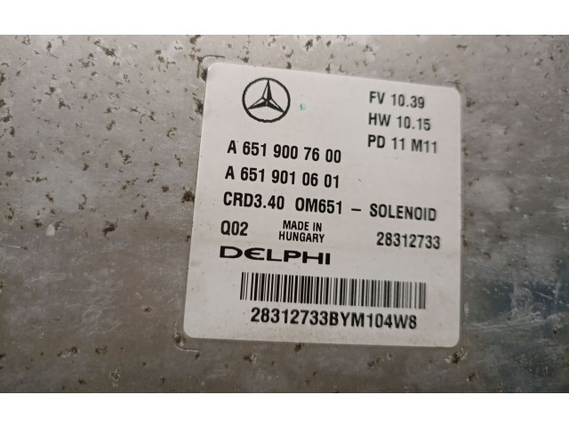 Řídící jednotka A6519007600, 28312733DELPHI   Mercedes-Benz B W245 2011