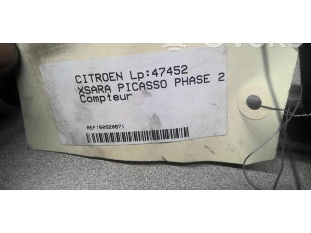 Панель приборов 00006105VY   Citroen Xsara Picasso       