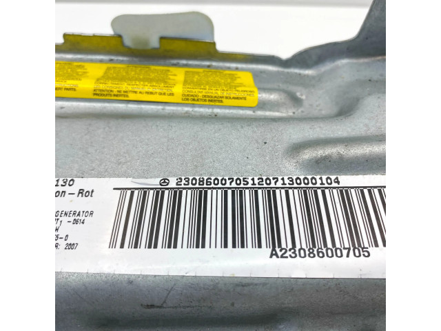 Подушка безопасности для колен 2308600705, A2308600705   Mercedes-Benz SL R230