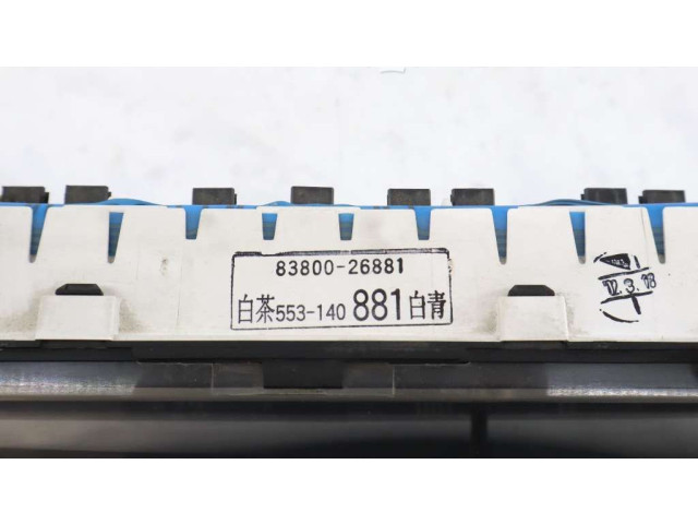 Панель приборов 83821-26880, 83861-26881   Toyota Hiace (H100)       