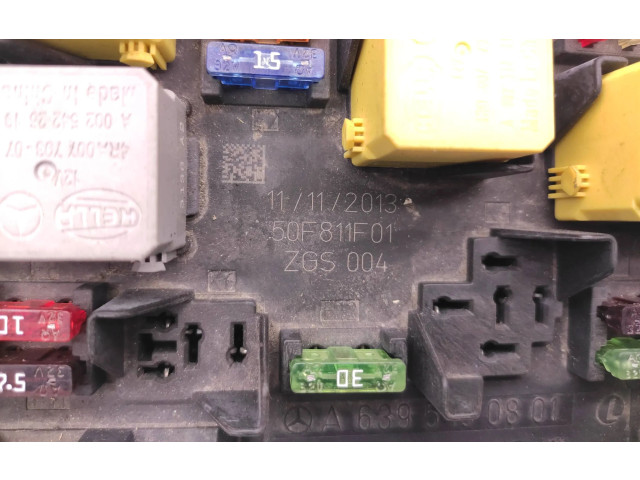   Pojistková skříňka A6395450801, ZGS004   Mercedes-Benz Vito Viano W639 2011