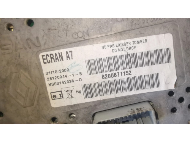 Дисплей    8200671152, 28120044   Renault Espace IV