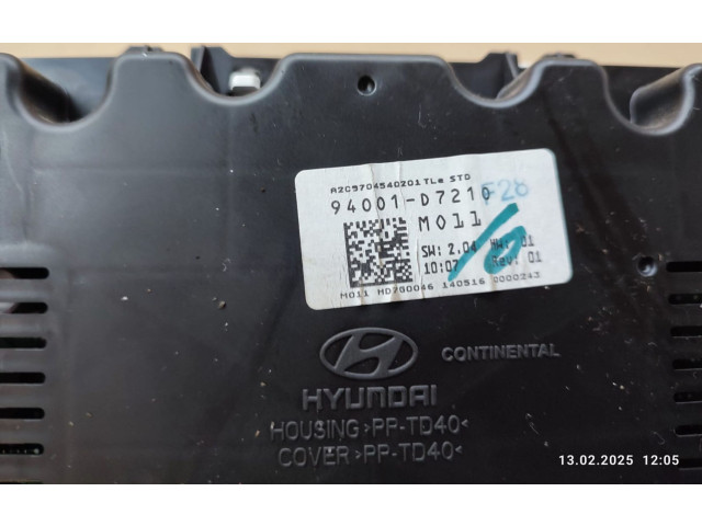 Přístrojová deska  Hyundai Tucson TL 2017 94001D7210  