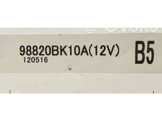 Блок подушек безопасности 98820BK10A   Nissan Qashqai