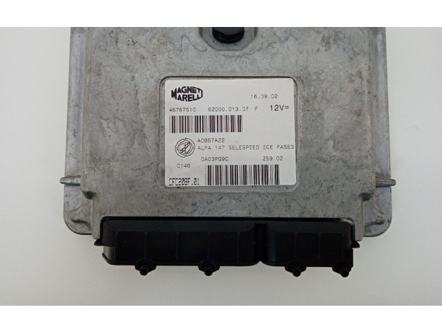 Řídící jednotka 46767510, A0B87A22   Alfa Romeo 147 2003