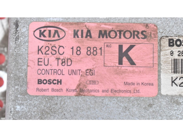 Řídící jednotka 0261207000, 0261207000   KIA Sephia 2003