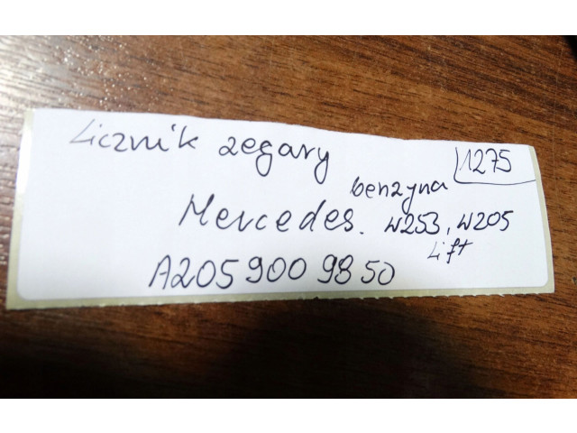 Přístrojová deska  Mercedes-Benz C W205 2021 A2059009850  